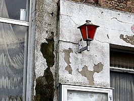 燈,老,廢墟