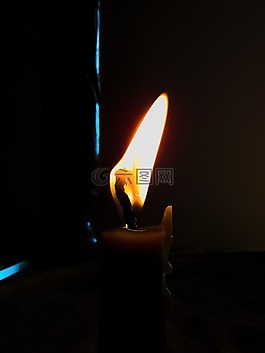 蠟燭,光,火焰