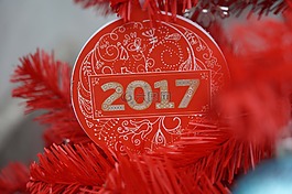 新的一年的平安夜,2017,圣誕樹