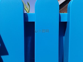 篱笆,蓝色,塑料栅栏