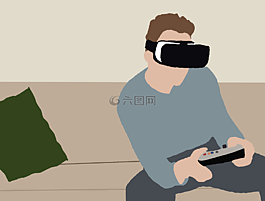 男子,3d,背景