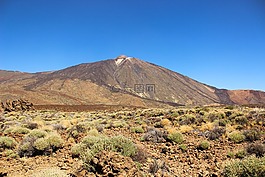 火山,石頭,干