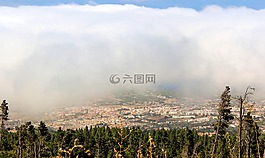 云盖,展望,天空