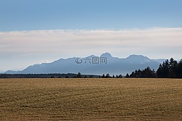電吹風,景觀,山
