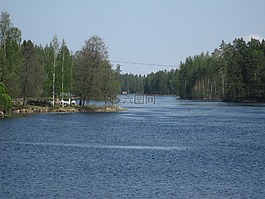 湖,平静,自然
