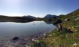 夏季,阿爾姆,山