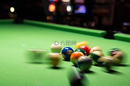 臺(tái)球,球,的