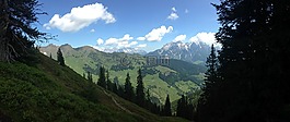 夏季,山,云