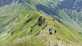 aelpelesattel,徒步旅行,阿爾高