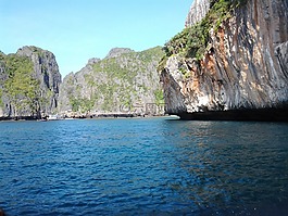 zaliv,海,岩石