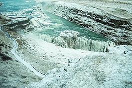 冰島,野生,大瀑布
