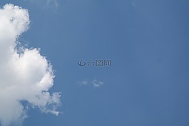 云,天空,藍(lán)色