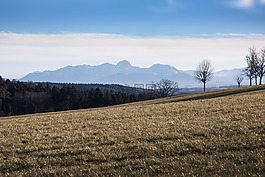 電吹風,景觀,山