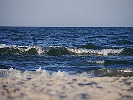 波,水,海灘