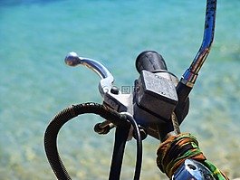 摩托車車把,剎車,海