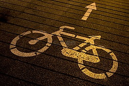 自行車,自行車道,街