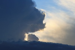 斗室云,天空,云