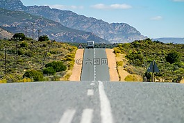 花園大道,瀝青,路