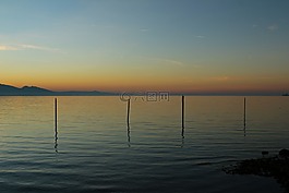 博登湖,湖,abendstimmung