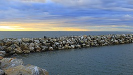 海港,海,巖