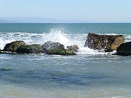 海,波,海灘