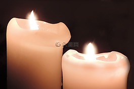蜡烛,烛火,淡光
