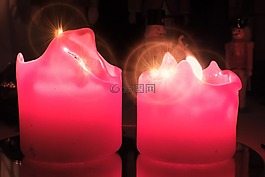 蜡烛,烛火,淡光