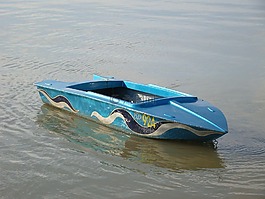 船,藍(lán)色,水