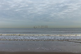 海灘,海,安靜的