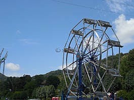 摩天,車輪,公園