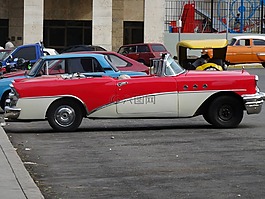 古巴,汽車,老