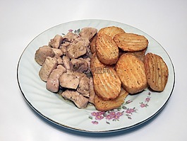 食品,雞,土豆