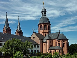 大教堂,seligenstadt,修道院