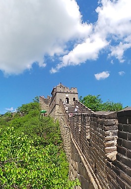 墻上的中國,墻,山