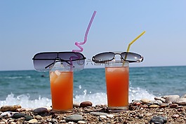 海灘,海,夏季