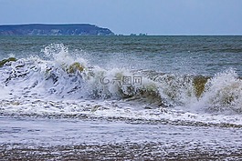 波,海洋,英格蘭