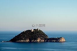 島,gallinara,海
