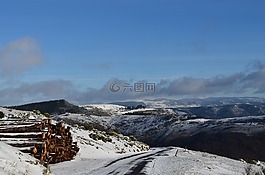 山,雪,性質