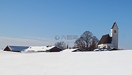 冬天,雪,寒冬