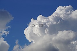 云,天空,藍色