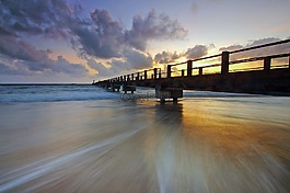 碼頭,海,海洋