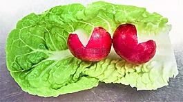 沙拉,萝卜,生的食物