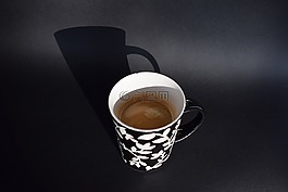 咖啡,杯,早晨