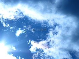 云,天空,藍(lán)色