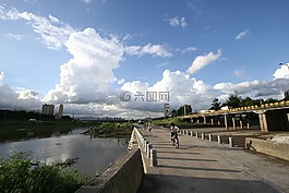 云,天空,白
