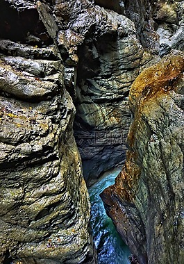峽谷,過獨身生活,水