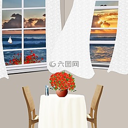windows,太陽,房子