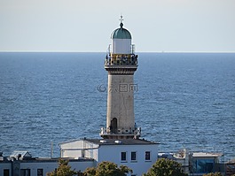 warnemünde,燈塔,波羅的海