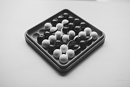 黑色和白色,黑,白