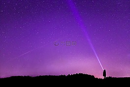 夜间照片,繁星点点的天空,夜晚的天空